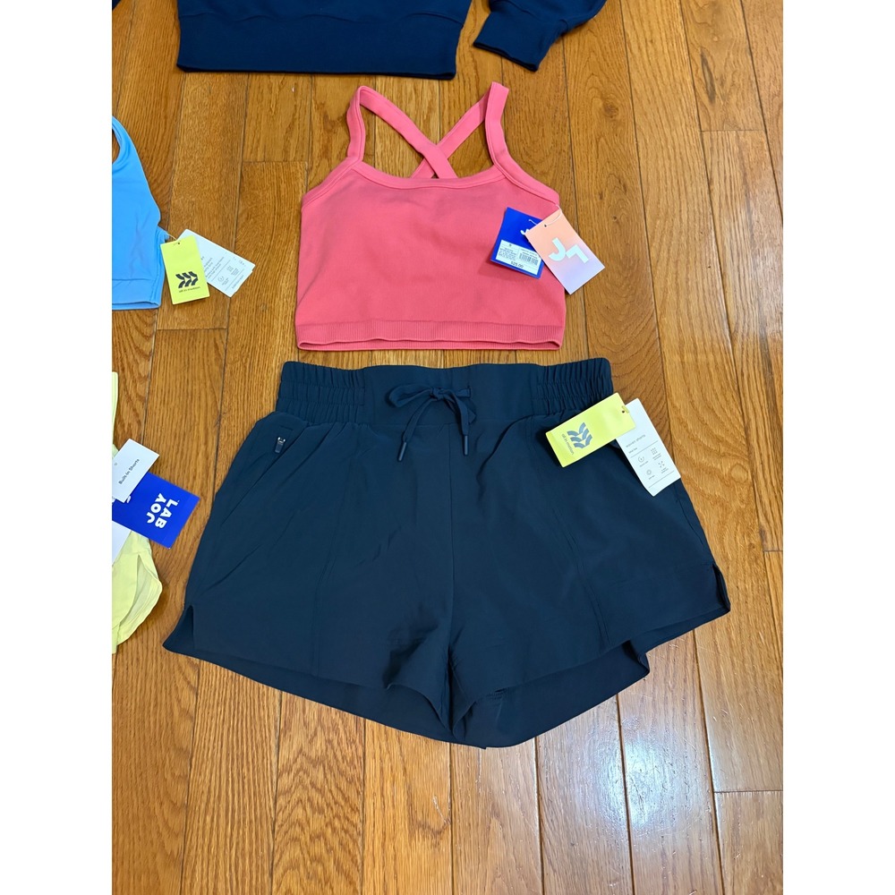 All in Motion JoyLab Women Activewear Bundle 5pc Navy Blue Pink Yellow Small NWT - Picture 4 of 7
